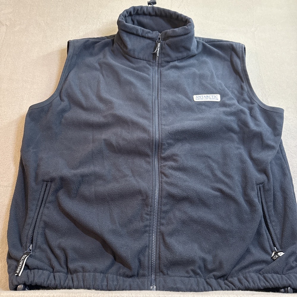 Antarctic Men's Vest Size XL Blue Sleeveless